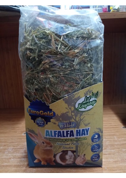 Kemirgenler Için Kuru Yonca 300 Gram+Atomix Kemirgen Kraker 3 Adet 250 Gram