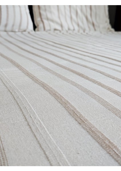 Kahverengi Çizgili Nevresim fiyatları