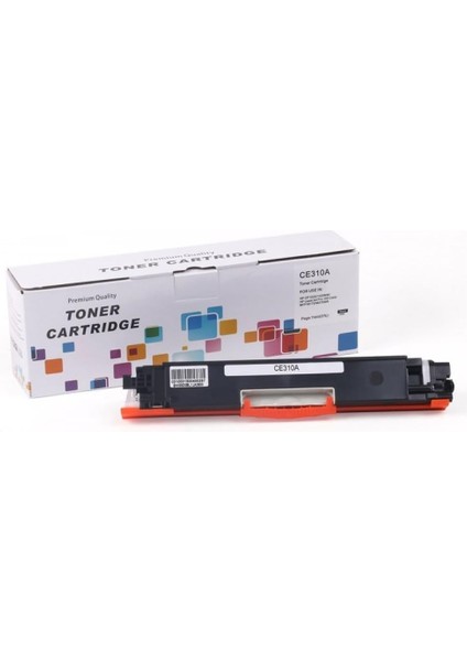 Hp Uyumlu CE310A,CF350A & Canon Uyumlu CRG-729 Siyah Toner