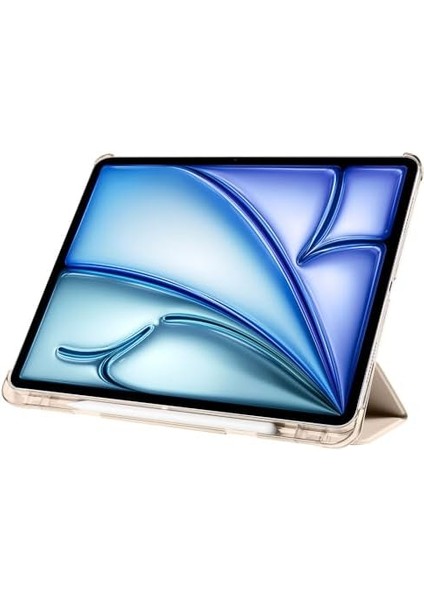 iPad Air 11INÇ M2/m3 2025-2024 ile Uyumlu Kılıf Flip Cover Bölmeli Pc modelleri