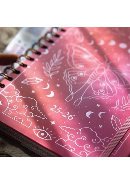 A5 Spiralli Renkli Akademik Ajanda 16 Aylık Motivasyon Sayfalı – Kelebek fiyatları