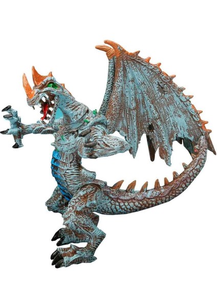 Standlı Ejderha Figürü 13 cm - Mavi (Lisinya) fiyatları