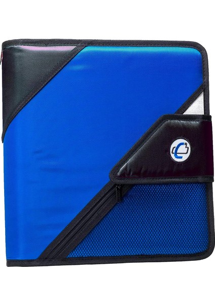 The Open Tab Açılış Bağlayıcı - 5 Inç O-Halkalar - 5 Renkli Sekme Genişleyen Dosya Klasörü - Çoklu Cepler - 400 Yaprak Kapasitesi - Mavi S-826-A