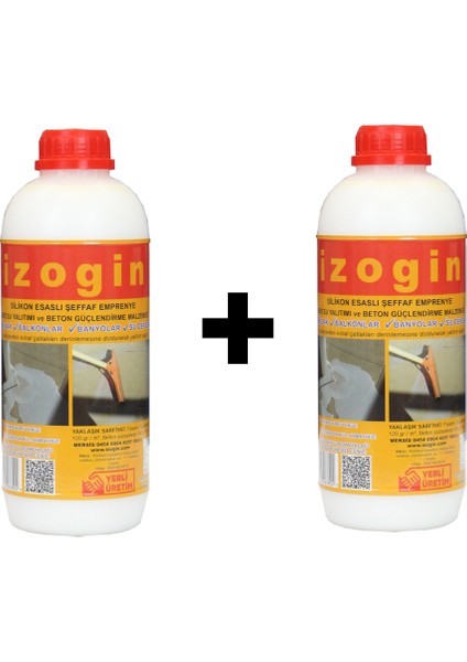 Izogin Svaks Junior 2 x 1 kg (Teras ve Balkon Seffaf Su Yalıtım Malzemesi)