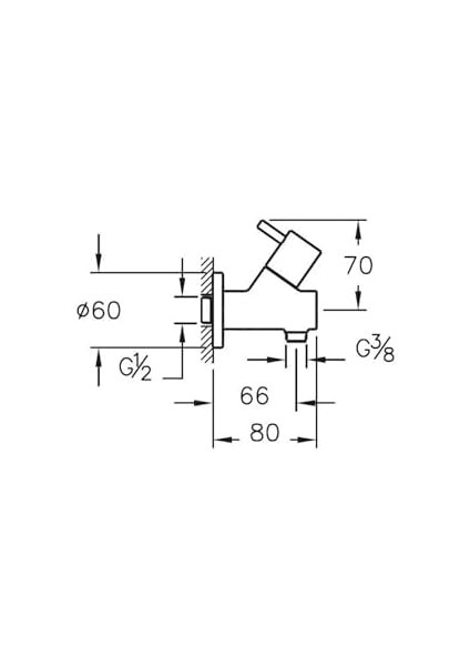 A45225 Filtreli Ara Musluk Krom fiyatları