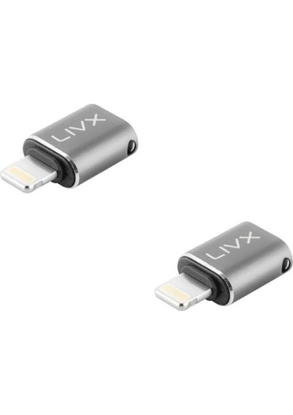 20W Type C To Lightning Yuva Çevirici Dönüştürücü Otg Adaptör Otgmt Ikili Paket