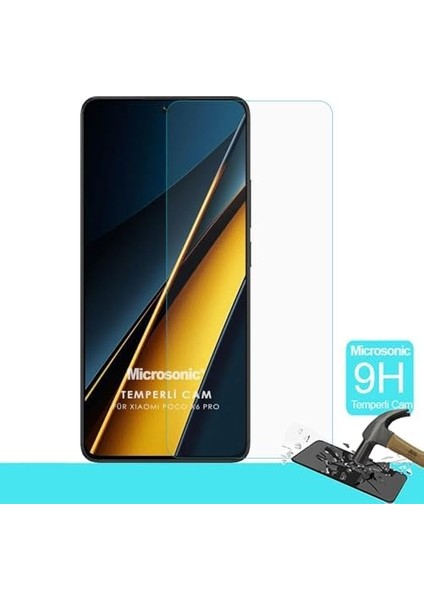 X6 Pro 5g Tempered Glass Cam Ekran Koruyucu [ X6 Pro 5g ile Uyumlu Ekran Koruyucu - Şeffaf] fiyatları