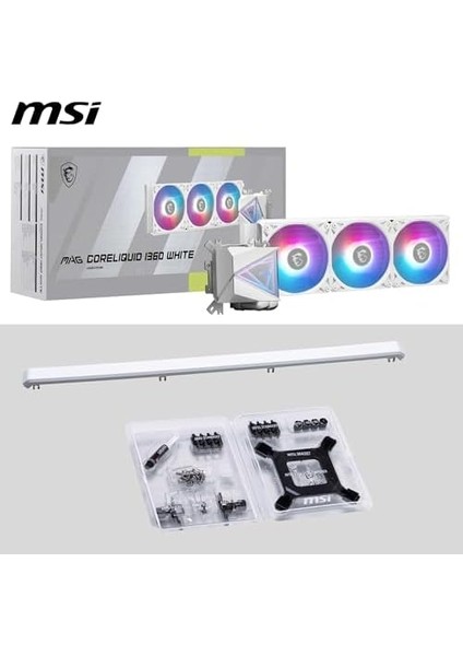 Mag Corelıquıd I360 360 mm Beyaz Sıvı Işlemci Soğutucusu fiyatları