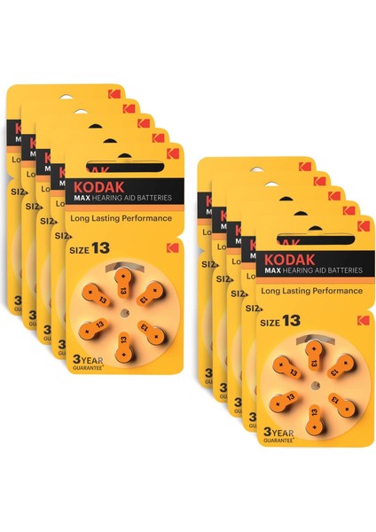 6 Adet P312 Işitme Cihazı Pili