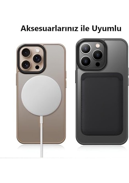 16 Pro Max Için ile Uyumlu Kılıf Drof Darbelere Dayanıklı Buzlu Arka Kapak Sararma Karşıtı Yükseltilmiş Lens Güçlü Manyetik Tutuş 16 Pro Max ile Uyumlu Kılıf fiyatları