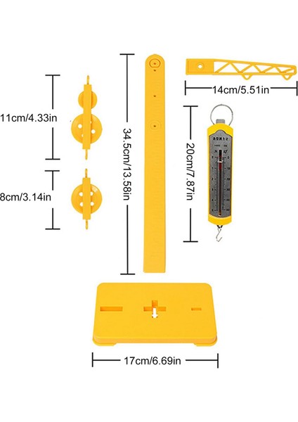 Fizik Deney Seti Mekanik Bilimi Makaralar Kaldıraç Eğik Düzlem Öğrenci Modeli modelleri