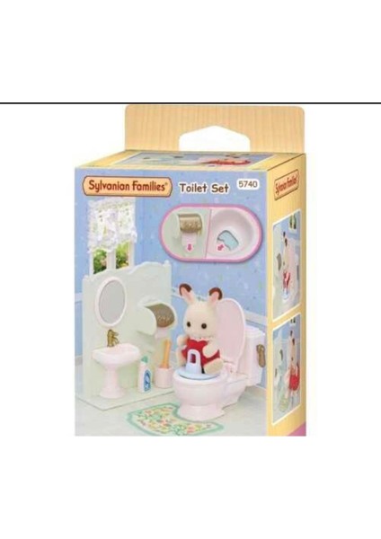 Sylvanian Families Tuvalet Seti – Minyatür Banyo ve Aksesuar Koleksiyon Oyuncağı
