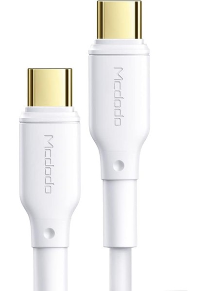 100W Super Charge Type-C Dönüştürücü Kablosu 1.2m, Beyaz