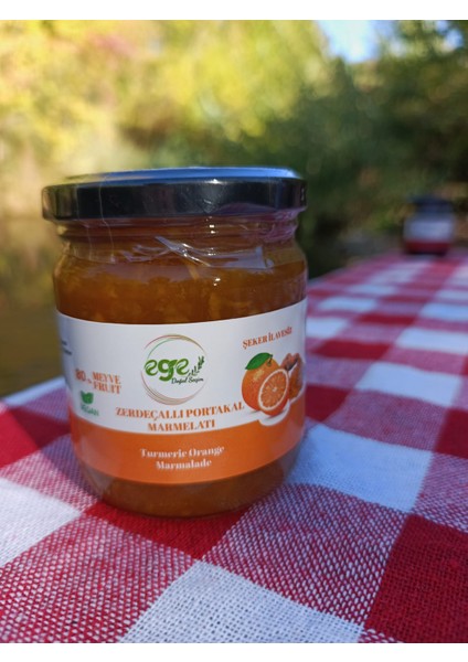 Şeker Ilavesiz Zerdaçallı Portakal Marmelatı 220 gr