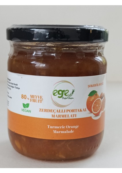 Şeker Ilavesiz Zerdaçallı Portakal Marmelatı 220 gr modelleri