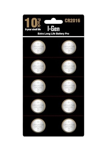 CR2016 Pil 10&apos;lu Paket Lityum Düğme Pil 3V 2016 fiyatları