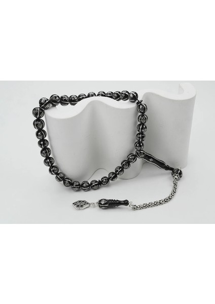 Oltu Taşı Küre Karpuz Baklava Bilek Boy Işlemeli Tespih fırsatları