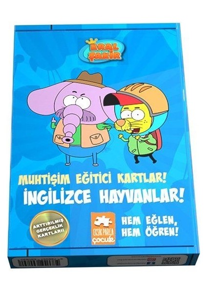 Muhtişim Eğitici Kartlar! - Ingilizce Hayvanlar!