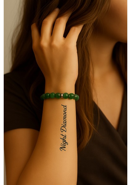 Orijinal Doğal Taş El Yapımı Enerji - Uyum - Denge Sağlayan Bileklik-13