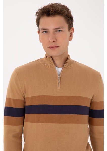 Erkek Camel Kazak /triko 50315034-VR015 fiyatları