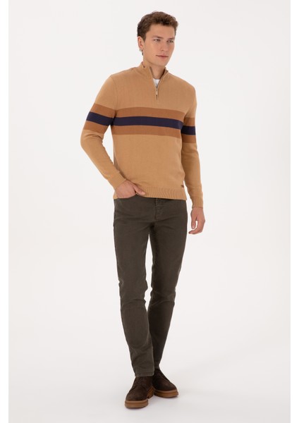 Erkek Camel Kazak /triko 50315034-VR015 fırsatları