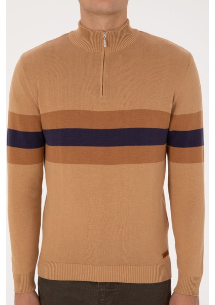 Erkek Camel Kazak /triko 50315034-VR015