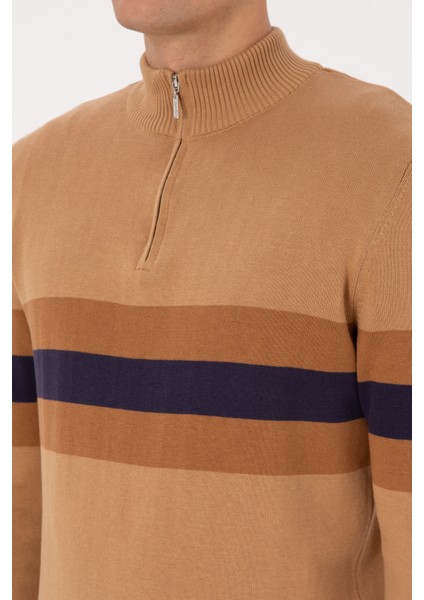 Erkek Camel Kazak /triko 50315034-VR015