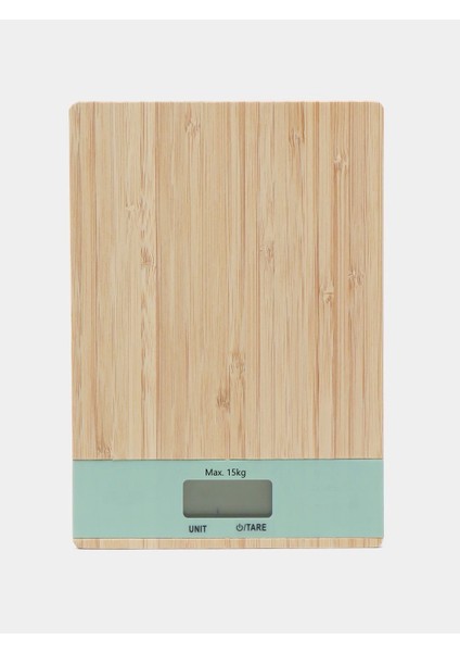 Ahşap Lüks Dijital Ekranlı 15 kg 1 gr Çok Şık Hassas Elektronik Mutfak Terazisi - Lisinya