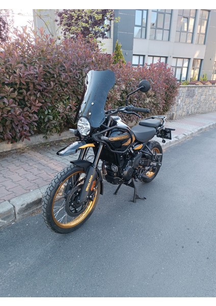 Royal Enfield Himalayan Tur Camı 55CM Şeffaf, Veya Füme