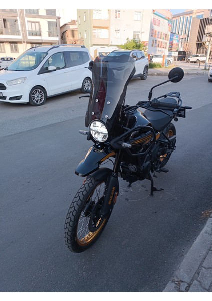 Royal Enfield Himalayan Tur Camı 55CM Şeffaf, Veya Füme