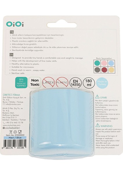 Mini Bardak Mineral Blue modelleri