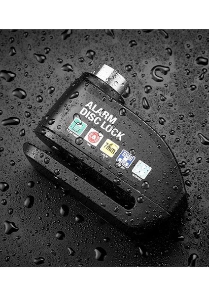 Alarmlı Disk Kilidi Motorsiklet Scooter Bisiklet Sesli Alarm 110 Desibel Yüksek Ses indirimleri