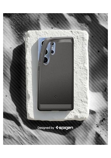 Galaxy S25 Ultra ile Uyumlu Ekstra Dayanıklı Kılıf Rugged Armor Hava Kanalı Teknolojisi Askeri Sınıf Koruma Magfit Özellikli Marble Gray Çift Katman Kapak - ACS08952 fiyatları