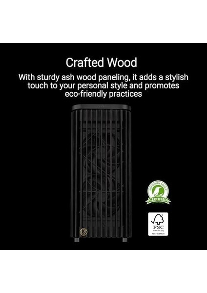 Proart PA401 Edition, Orta Kule Atx Pc Kasası, Ahşap Ön Panel, Temperli Cam Yan Panel, 2 x 160 mm Halka Kanatlı Fan, Düğme Kilidi. fiyatları