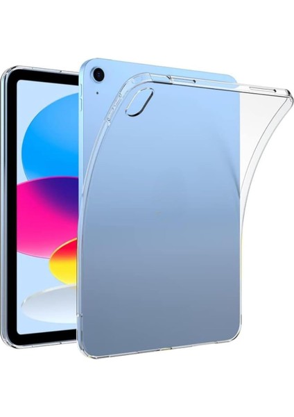 iPad 10. Nesil ile Uyumlu Şeffaf Kılıf Silikon Tablet Kılıfı Ultra Ince Buzlu Şeffaf Kılıf (Ipad 10. Nesil Yeni)