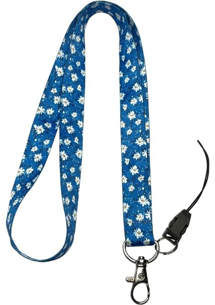 Zambak Çiçeği Boyun Ipi Telefon Askısı Lanyard
