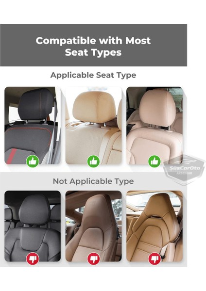 Oto Koltuk Arkası Elbise Askılığı Ceket Askısı Katlanabilir Siyah Araç Içi Askılık Kaydırmaz Yüzeyli Çanta Kıyafet Askısı Yüksek Kalite