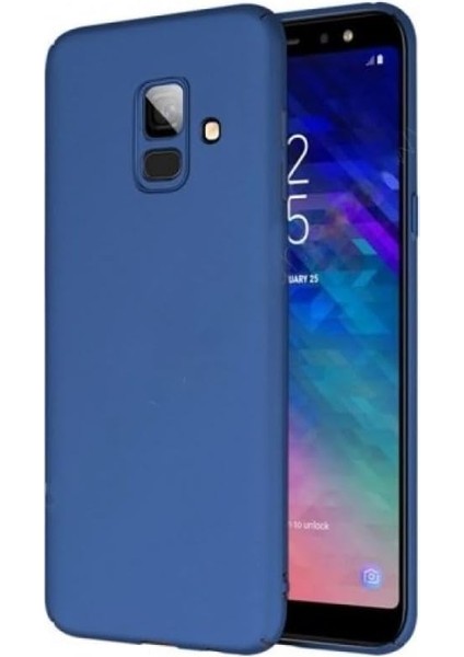 J6 2018 Uyumlu Sert Rubber Silikon Kılıf (Mavi)