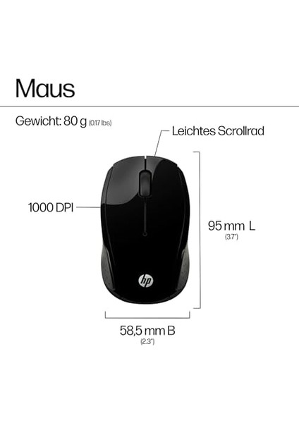 200 Kablosuz Fare, Siyah fiyatları