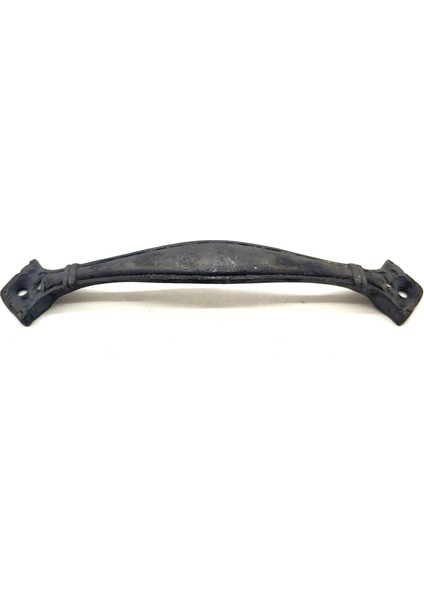 Antika Tarz Dekoratif Pirinç Deste Mobilya Kulbu - 27X155 Mm, Oksit ( Lisinya )