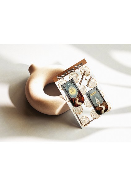 Magnetli (Mıknatıslı) Kitap Ayracı Macera Temalı 2li Set