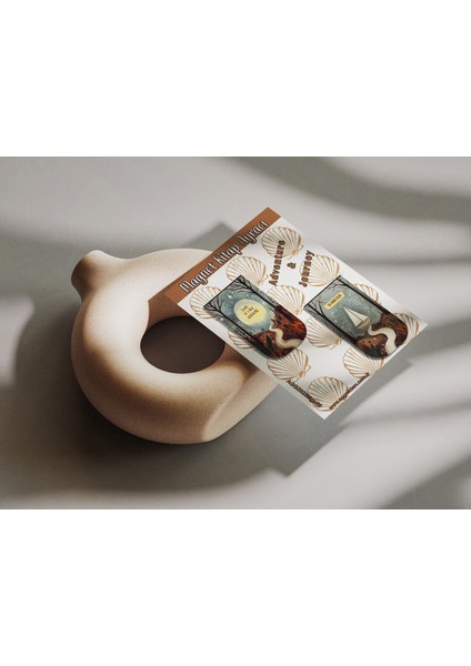 Magnetli (Mıknatıslı) Kitap Ayracı Macera Temalı 2li Set fiyatları