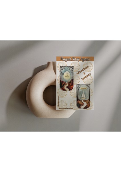 Magnetli (Mıknatıslı) Kitap Ayracı Macera Temalı 2li Set modelleri