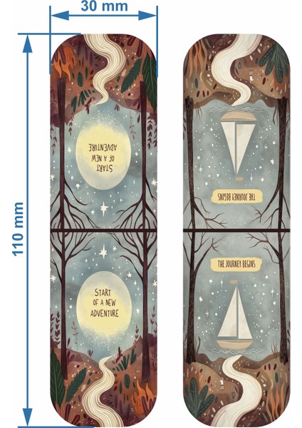 Magnetli (Mıknatıslı) Kitap Ayracı Macera Temalı 2li Set indirimleri