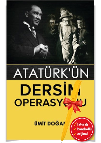 Alfa Kalem+ Ümit Doğan 2 Kitap (Atatürk’ün Dersim Operasyonu+Şeyh Said Isyanı ve Gerçekler) Yeni fiyatları