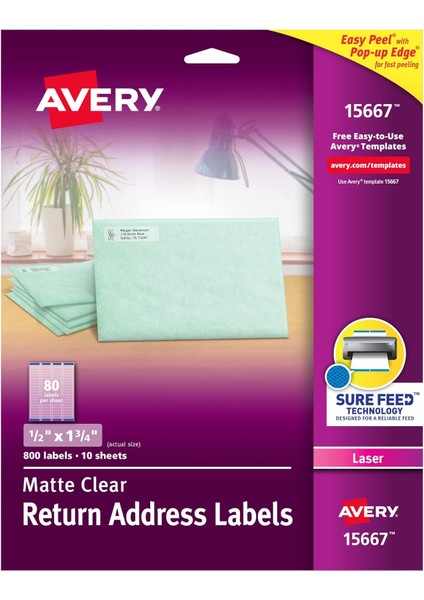 Peel Return Address Label