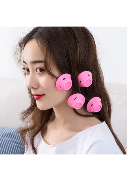 Suya Dayanıklı Yıkanabilir Silikon Maşa Saç Şekillendirici Bigudi ( Lisinya )