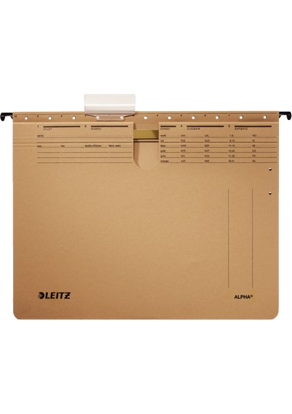 Leitz Askılı Dosya Telli Karton A4 Kahverengi 1914-10-PKT