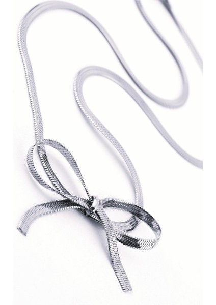 Çelik Kolye 45CM Silver