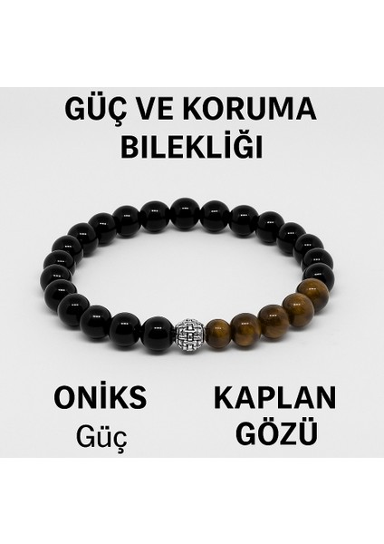 Orijinal Doğal Taş El Yapımı Enerji - Uyum - Denge Sağlayan Bileklik-53